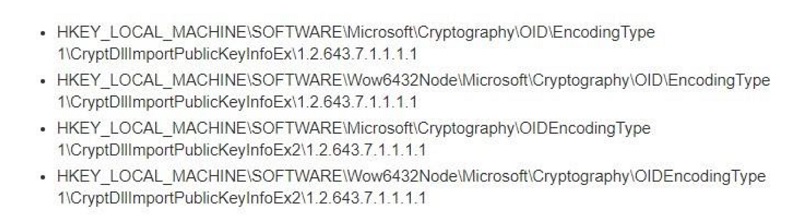 Цифровая подпись данного файла КриптоПро не может быть проверена системой