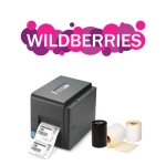 Комплект для маркировки Wildberries: Принтер этикеток Godex TCS TE200 U + этикет-лента + красящая лента
