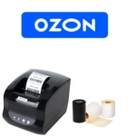 Комплект для маркировки OZON: Принтер этикеток XPrinter XP-365B + этикет-лента + красящая лента